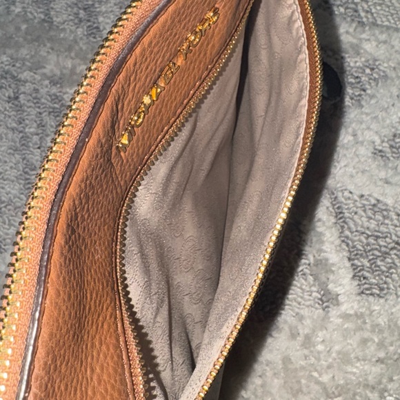 Michael Kors Brown Leather Crossbody Bag - Picture 8 of 10